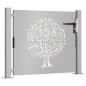 Preview: Gartentor 105x80 cm Cortenstahl Baum-Design