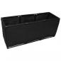 Preview: Aufbewahrungsbox Schwarz 105x34,5x45 cm Stoff