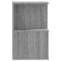 Preview: Nachttische 2 Stk. Grau Sonoma 35x35x55 cm Holzwerkstoff