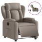 Preview: Relaxsessel Elektrisch Taupe Stoff