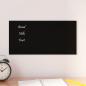 Preview: ARDEBO.de - Magnettafel Wandmontage Schwarz 40x20 cm Hartglas