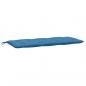 Preview: Gartenbank-Auflage Melange Blau 120x50x7 cm Stoff