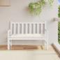 Preview: Gartenbank-Auflage Melange Creme 120x50x7 cm Stoff