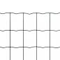 Preview: Eurozaun Stahl 25 x 1,7 m Grün