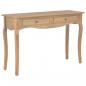 Preview: ARDEBO.de - Konsolentisch mit 2 Schubladen 110x35x76 cm Holzwerkstoff