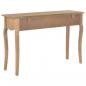 Preview: Konsolentisch mit 2 Schubladen 110x35x76 cm Holzwerkstoff