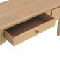 Preview: Konsolentisch mit 2 Schubladen 110x35x76 cm Holzwerkstoff