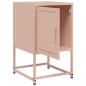 Preview: Nachttische 2 Stk. Rosa 36x39x60,5 cm Stahl