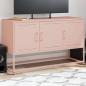 Preview: ARDEBO.de - TV-Schrank Rosa 100,5x39x60,5 cm Stahl