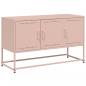 Preview: TV-Schrank Rosa 100,5x39x60,5 cm Stahl