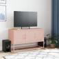 Preview: TV-Schrank Rosa 100,5x39x60,5 cm Stahl