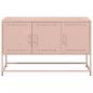 Preview: TV-Schrank Rosa 100,5x39x60,5 cm Stahl