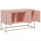 Preview: TV-Schrank Rosa 100,5x39x60,5 cm Stahl