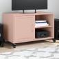 Preview: ARDEBO.de - TV-Schrank Rosa 68x39x43,5 cm Stahl