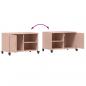 Preview: TV-Schrank Rosa 68x39x43,5 cm Stahl