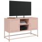 Preview: TV-Schrank Rosa 100,5x39x60,5 cm Stahl