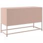 Preview: TV-Schrank Rosa 100,5x39x60,5 cm Stahl