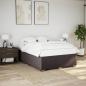 Preview: Boxspringbett mit Matratze Dunkelbraun 140x200 cm Stoff