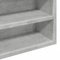 Preview: Vitrinenschrank Betongrau 100x15x58 cm Holzwerkstoff