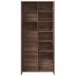 Preview: Highboard Braun Eichen-Optik 80x35x180 cm Holzwerkstoff