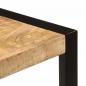 Preview: Esstisch 120x55x76 cm Raues Mangoholz