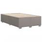 Preview: Boxspringbett mit Matratze Taupe 120x200 cm Stoff