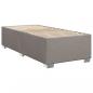 Preview: Boxspringbett mit Matratze Taupe 90x200 cm Stoff