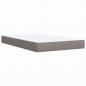 Preview: Boxspringbett mit Matratze Taupe 100x200 cm Stoff