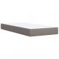 Preview: Boxspringbett mit Matratze Taupe 90x190 cm Stoff