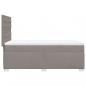 Preview: Boxspringbett mit Matratze Taupe 90x190 cm Stoff