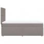 Preview: Boxspringbett mit Matratze Taupe 90x190 cm Stoff