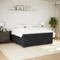 Preview: Boxspringbett mit Matratze Schwarz 180x200 cm Samt