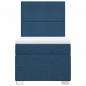 Preview: Boxspringbett mit Matratze Blau 90x190 cm Stoff