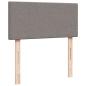 Preview: Boxspringbett mit Matratze Taupe 90x200 cm Stoff