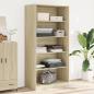 Preview: ARDEBO.de - Kleiderschrank Sonoma-Eiche 100x50x200 cm Holzwerkstoff