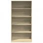 Preview: Kleiderschrank Sonoma-Eiche 100x50x200 cm Holzwerkstoff