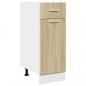 Preview: Schubunterschrank Sonoma-Eiche 30x46x81,5 cm Holzwerkstoff