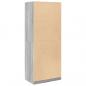 Preview: Kleiderschrank Grau Sonoma 80x50x200 cm Holzwerkstoff