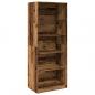 Preview: Kleiderschrank Altholz-Optik 80x50x200 cm Holzwerkstoff