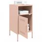 Preview: Nachttische 2 Stk. Rosa 36x39x68 cm Stahl