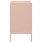 Preview: Nachttische 2 Stk. Rosa 36x39x68 cm Stahl