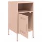 Preview: Nachttische 2 Stk. Rosa 36x39x68 cm Stahl