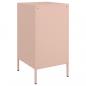 Preview: Nachttische 2 Stk. Rosa 36x39x68 cm Stahl