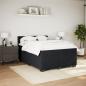 Preview: Boxspringbett mit Matratze Schwarz 160x200 cm Samt