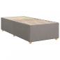 Preview: Boxspringbett mit Matratze Taupe 90x200 cm Stoff