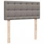 Preview: Boxspringbett mit Matratze Taupe 90x200 cm Stoff