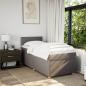 Preview: Boxspringbett mit Matratze Taupe 100x200 cm Stoff