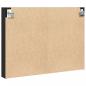 Preview: Vitrinenschrank Schwarz 80x8,5x58 cm Holzwerkstoff