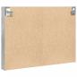 Preview: Vitrinenschrank Betongrau 80x8,5x58 cm Holzwerkstoff