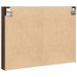 Preview: Vitrinenschrank Braun Eichen-Optik 80x8,5x58 cm Holzwerkstoff